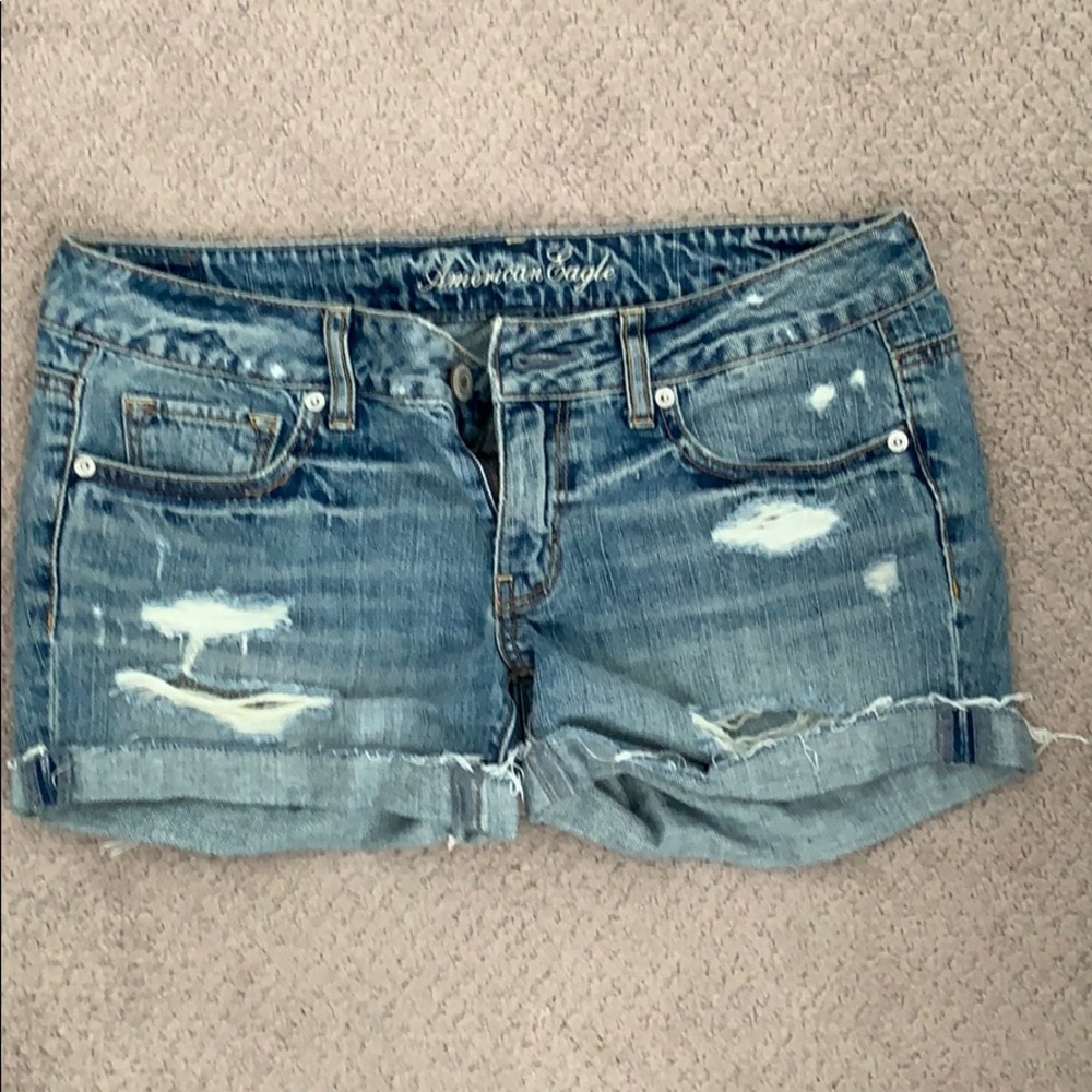 American Eagle Distressed Jean shorts.